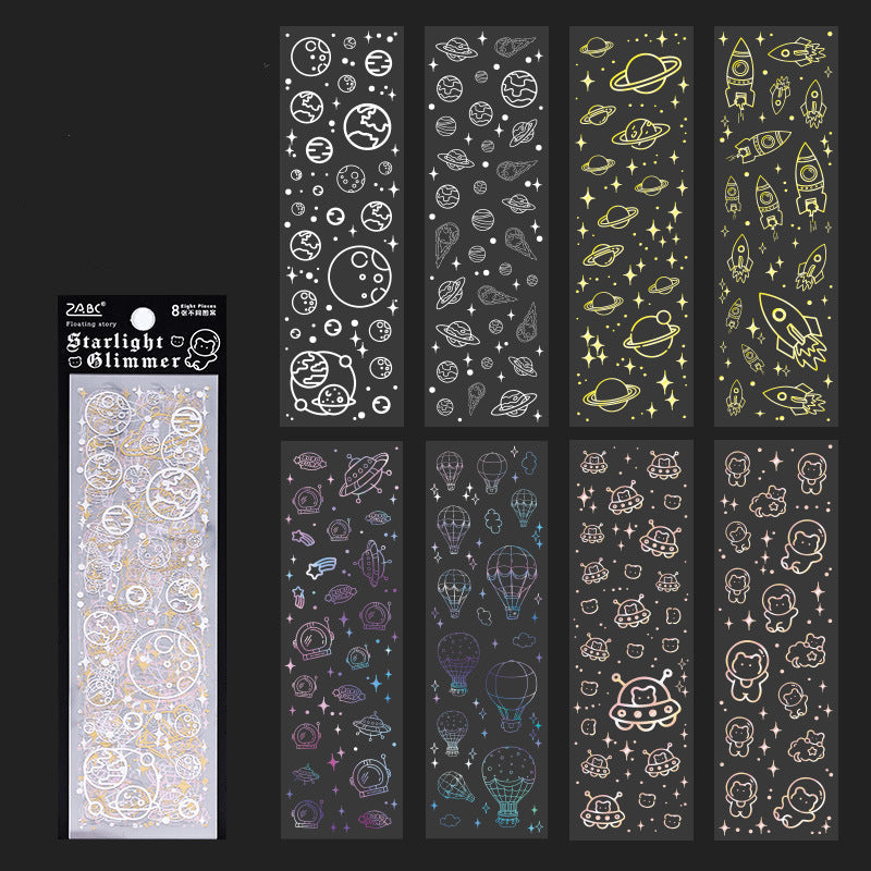 Floating Light Story PET Sticker Set