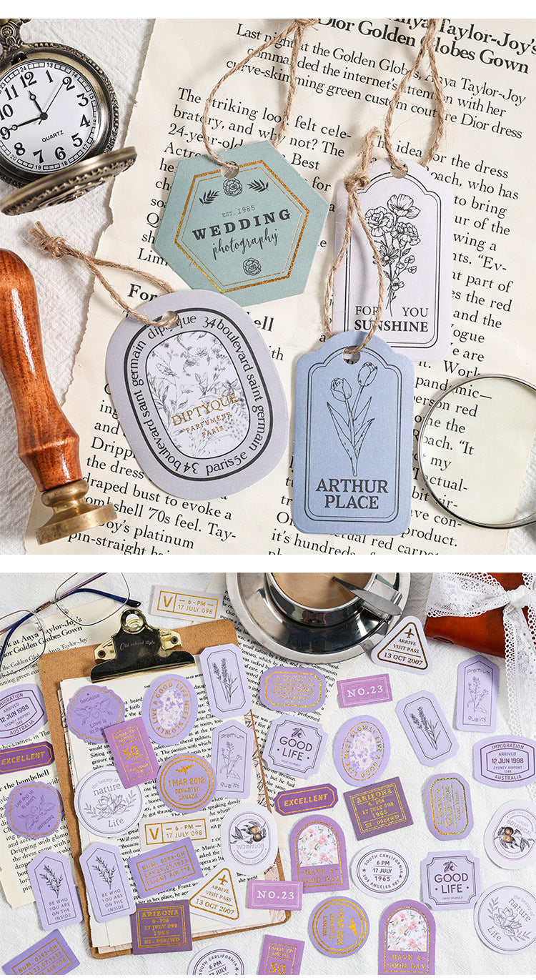 Collection of Time Journal Sticker Pack
