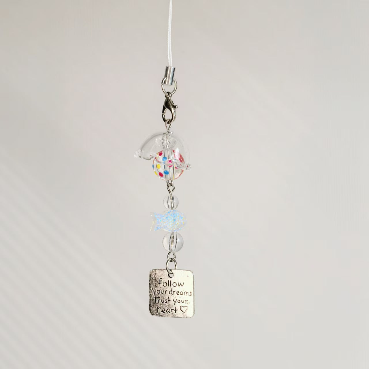 Carp Flag Wind Bell Charm