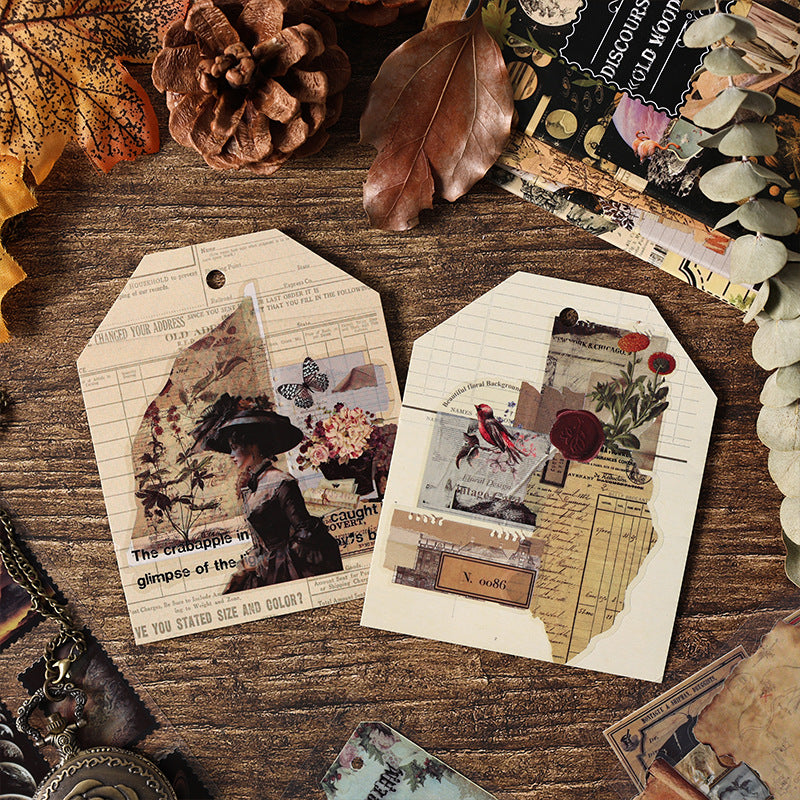 Old Wood Floats PET Stickers Book