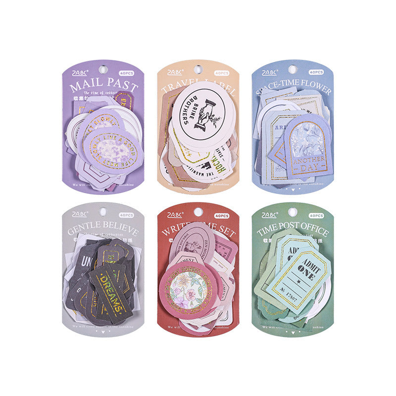 Collection of Time Journal Sticker Pack