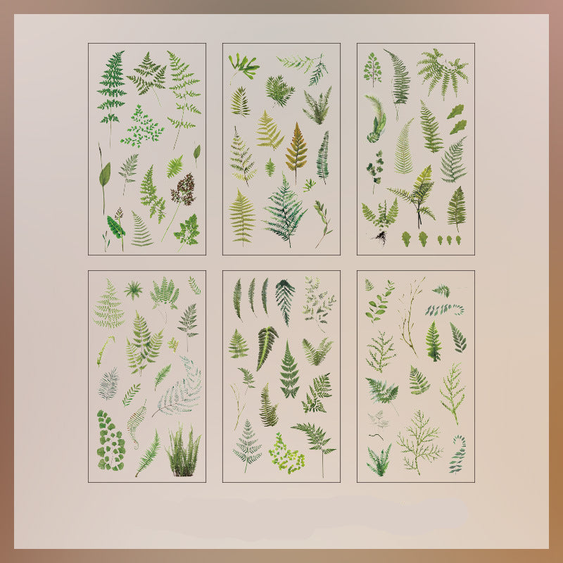 Natural Books PET Sticker Set