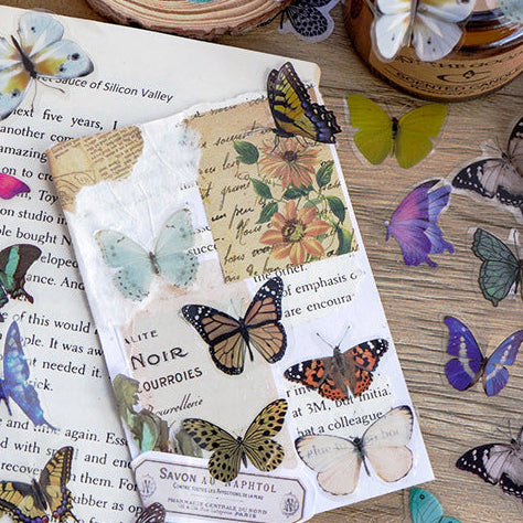 The World of Butterfly Stickers Set