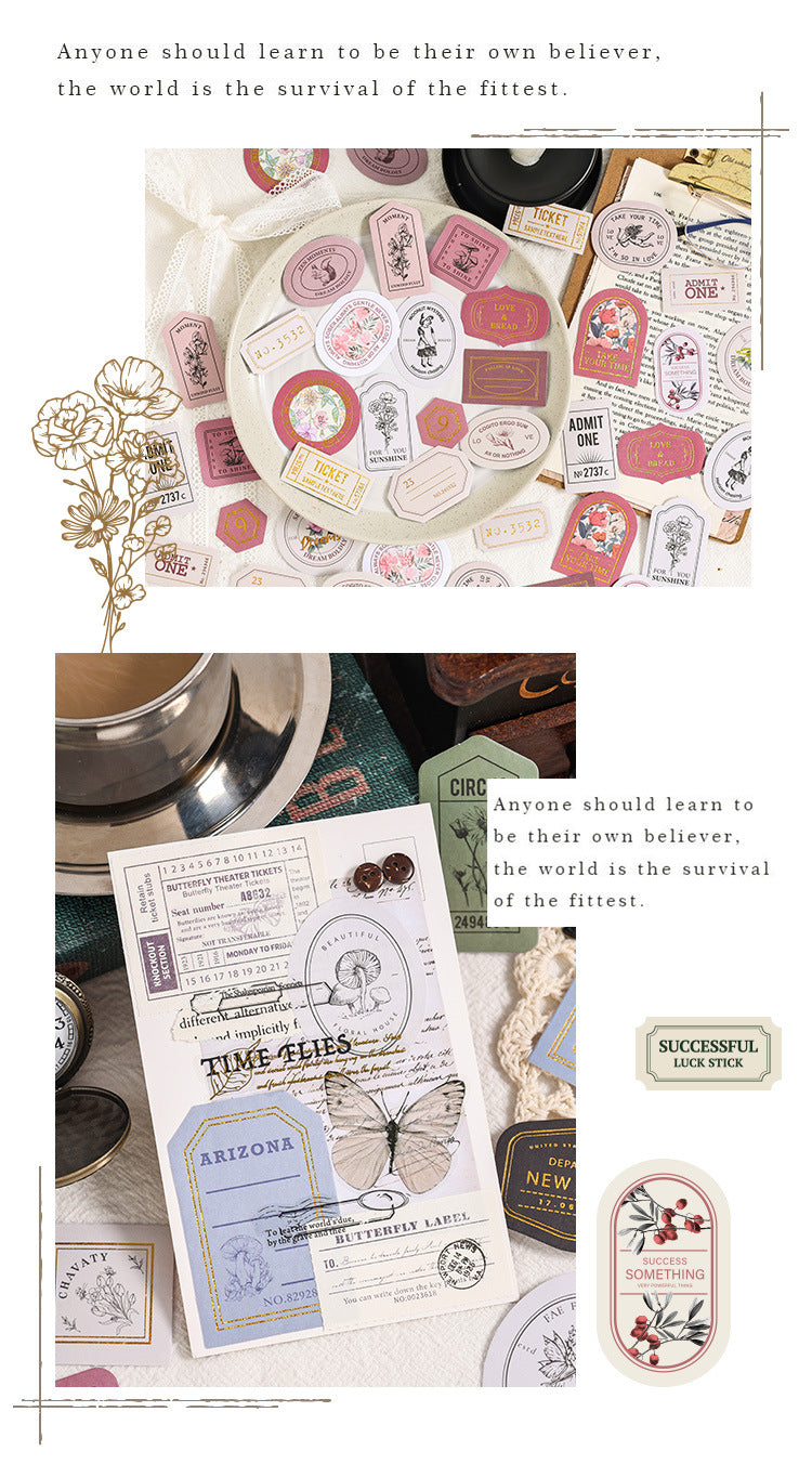 Collection of Time Journal Sticker Pack