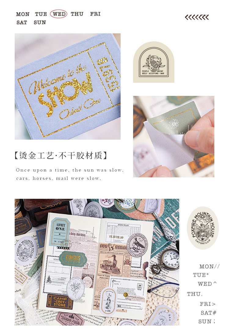 Collection of Time Journal Sticker Pack