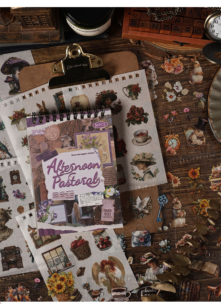 Classical Codex Creative Journal Stickers Book