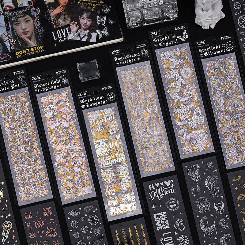 Floating Light Story PET Sticker Set