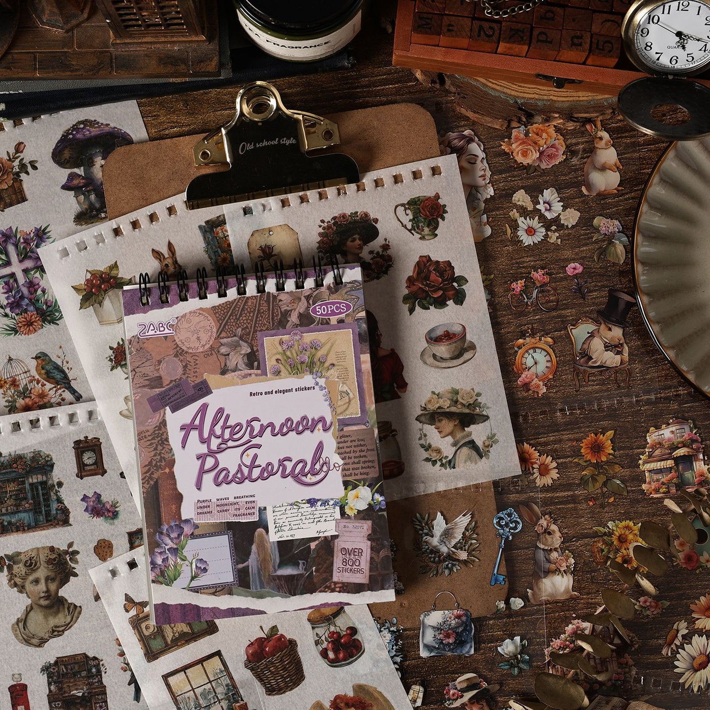 Classical Codex Creative Journal Stickers Book
