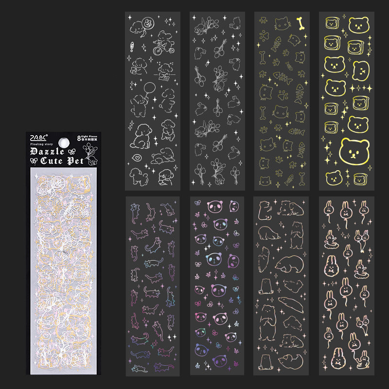 Floating Light Story PET Sticker Set