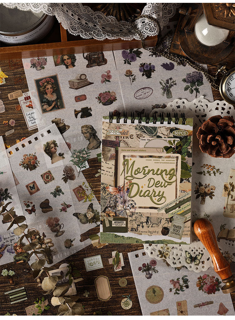 Classical Codex Creative Journal Stickers Book