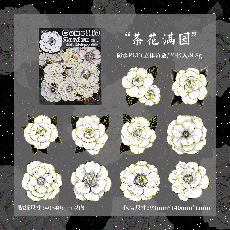 Flower Fragrance Garden Journal Sticker Pack