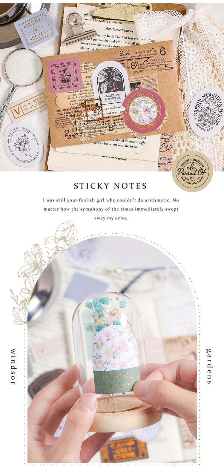Collection of Time Journal Sticker Pack
