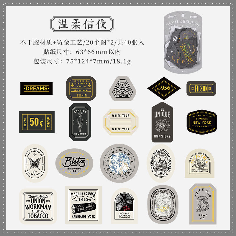 Collection of Time Journal Sticker Pack