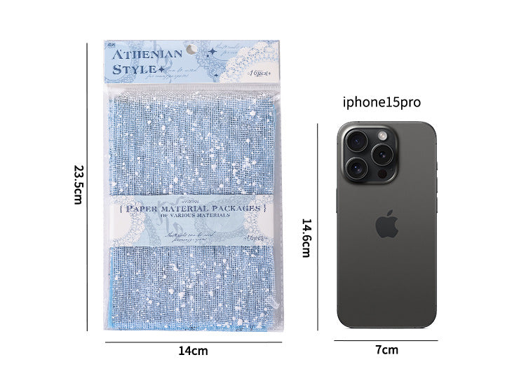 Athens Wind Vintage Scrapbooking Paper