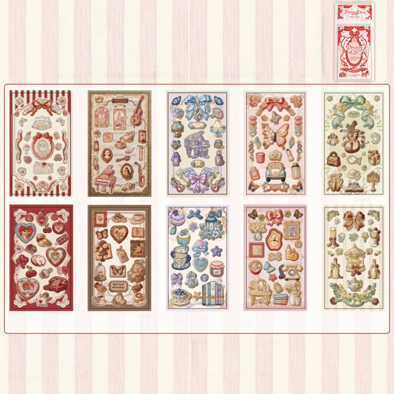 Dreamy Chic Vintage Sticker Book
