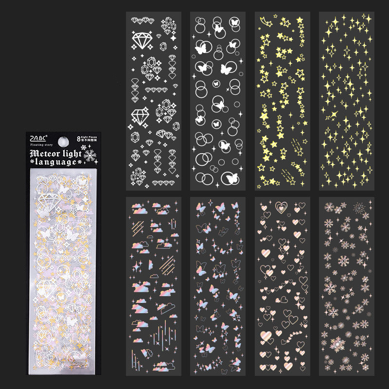 Floating Light Story PET Sticker Set