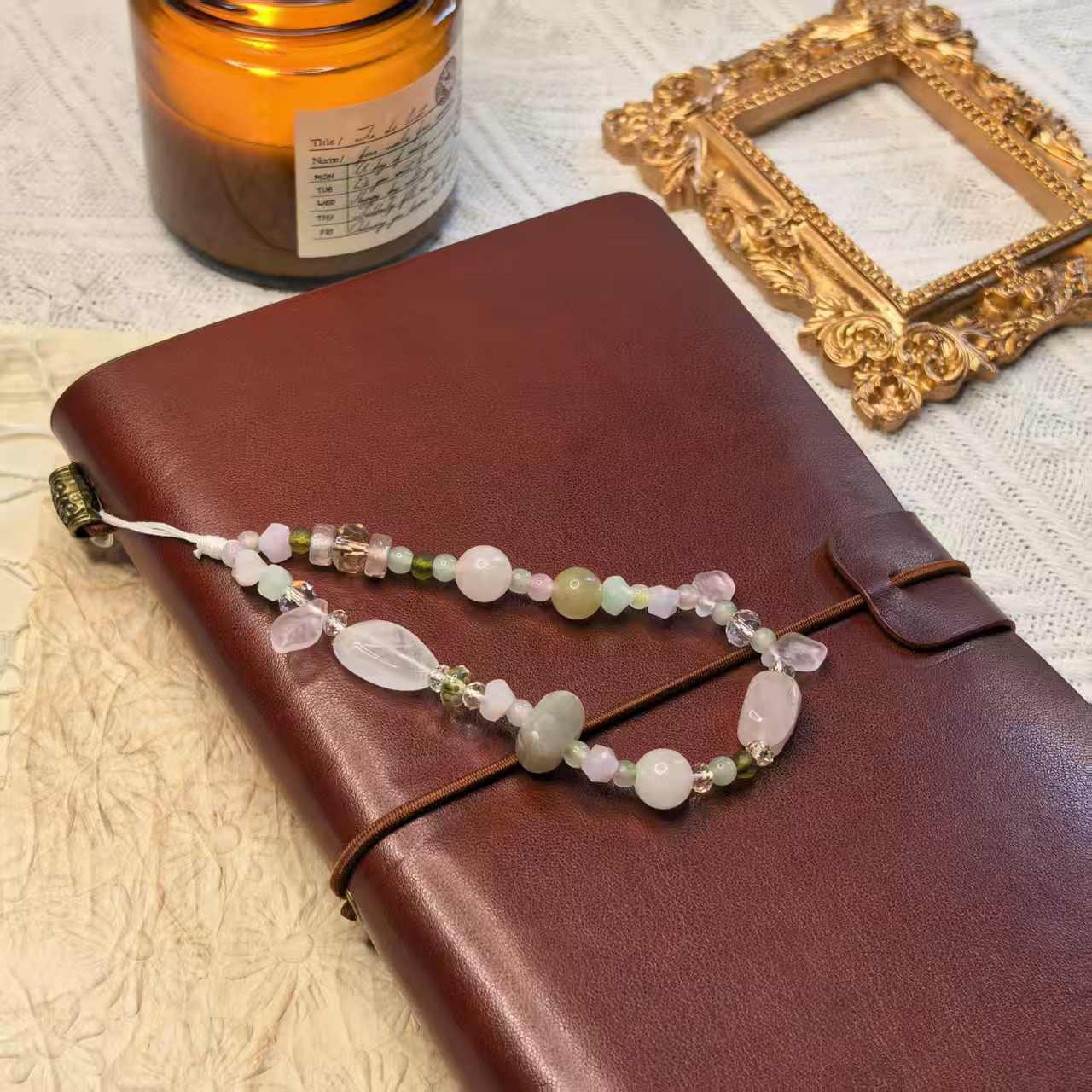 “Reading in the Garden” Handmade Charm