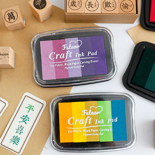 5-Color Gradient Journal Stamp Ink Pad