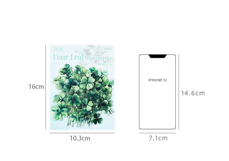 Forest Leaf Shadow Sticker Set