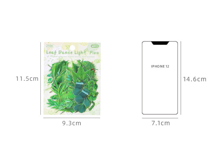 Leisurely Flower PET Sticker Set