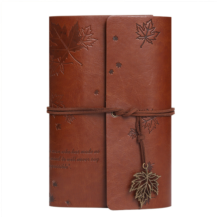 Maple Leaf Leather Journal Notebook