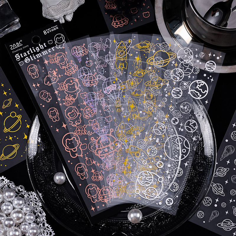 Floating Light Story PET Sticker Set