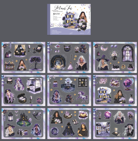 Manor Tour Character Sticker Book