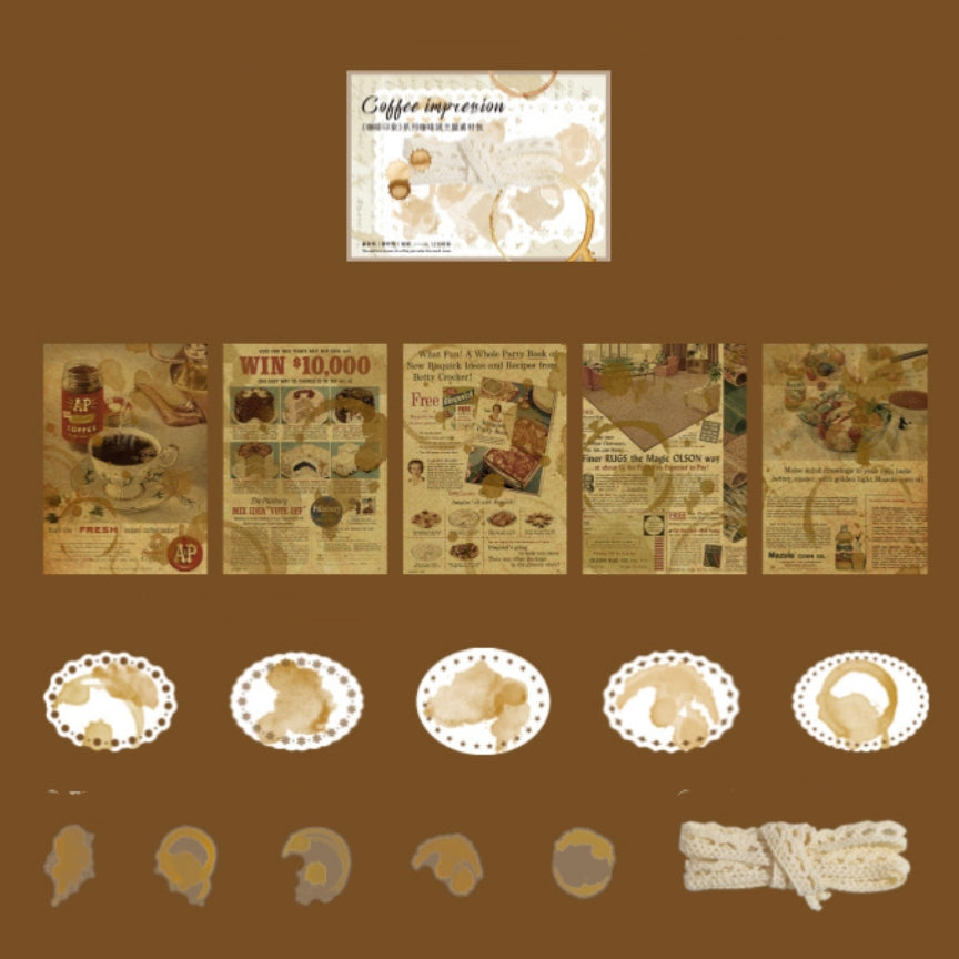 Coffee Impression Junk Journal Bundle