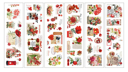 Aesthetic Seasonal PET Stickers Set