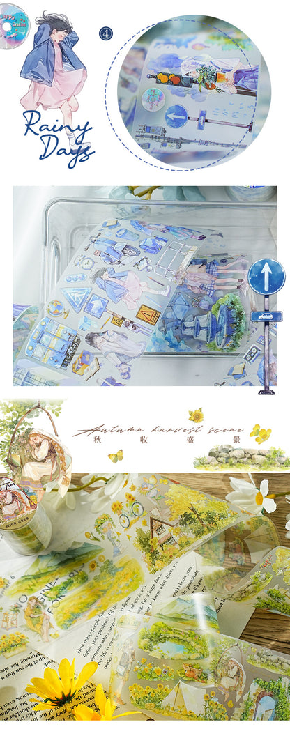 Beautiful Time Scenery Washi Tape