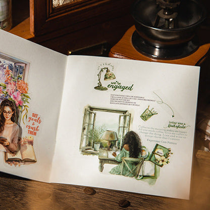 Reading Time Characters Washi Tape