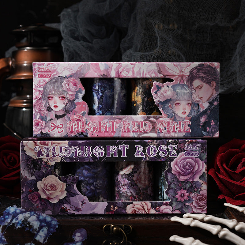 Ghostly Rose Washi Tape