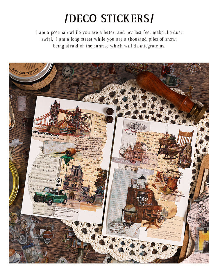 Nostalgia Record PET Stickers Set