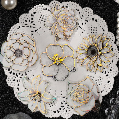 Flower Fragrance Garden Stickers Set