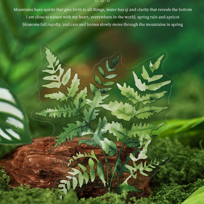 Forest Leaf Shadow Sticker Set