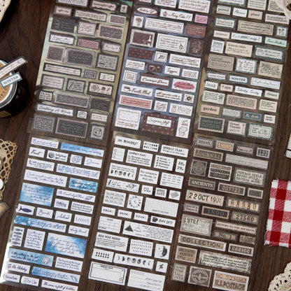 Cozy Vibe Fabric Stickers