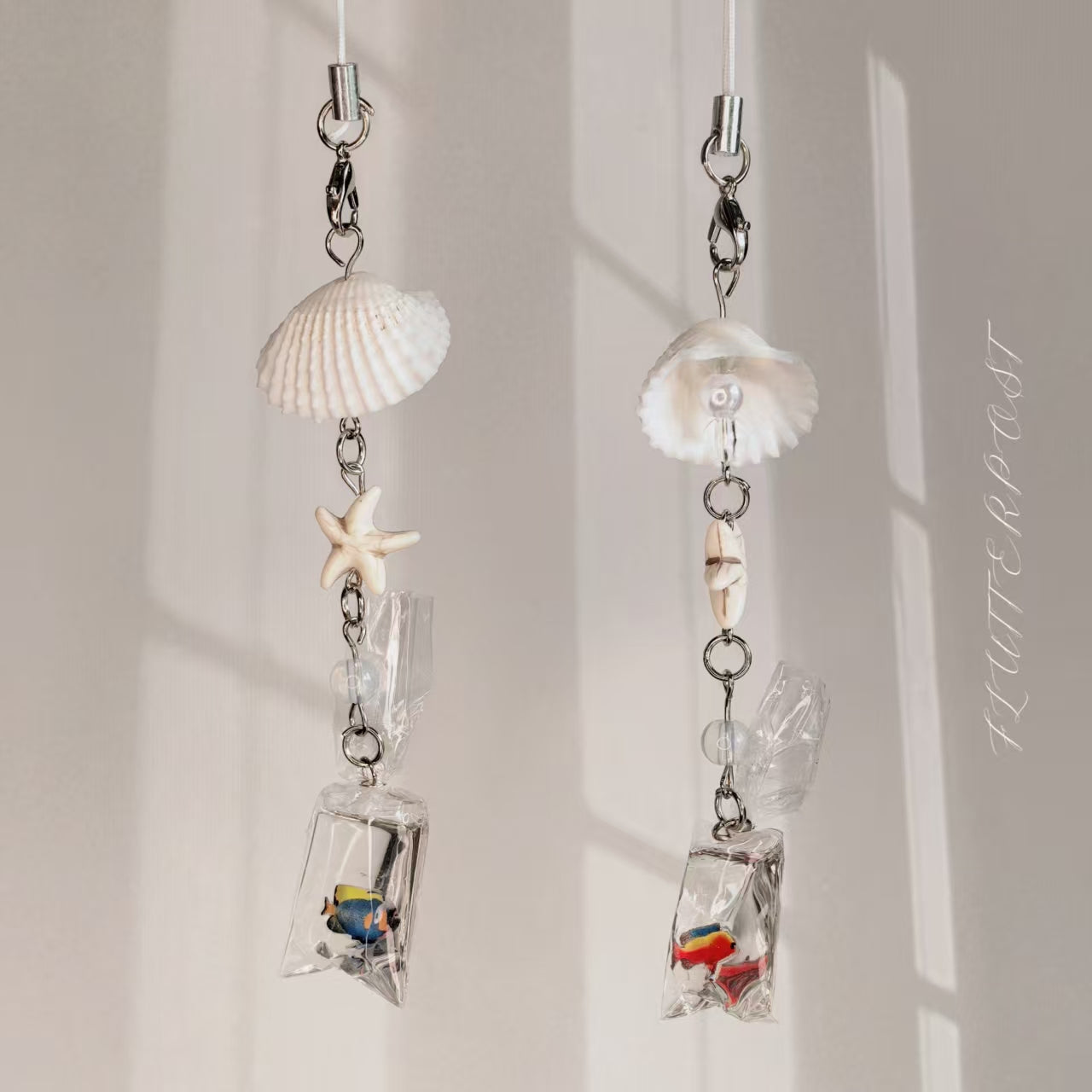 Shell & Fish Handmade Charm