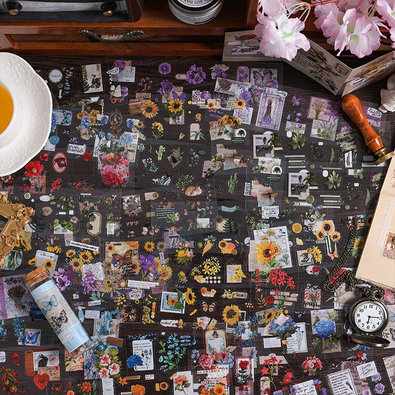 Aesthetic Seasonal PET Stickers Set