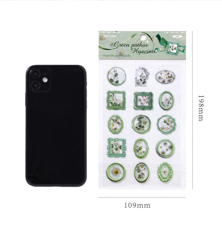 Vintage Garden Wax Seal Stickers