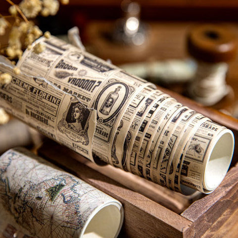 Vintage Newspaper Washi Tape