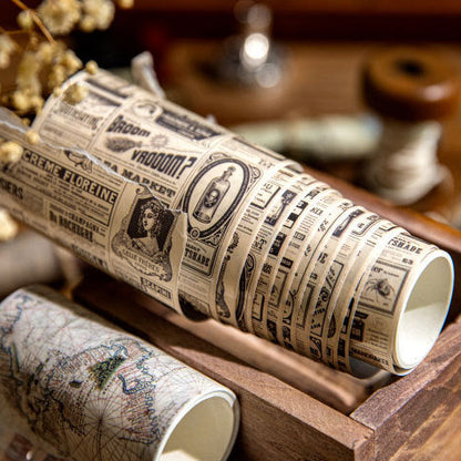 Vintage Newspaper Washi Tape