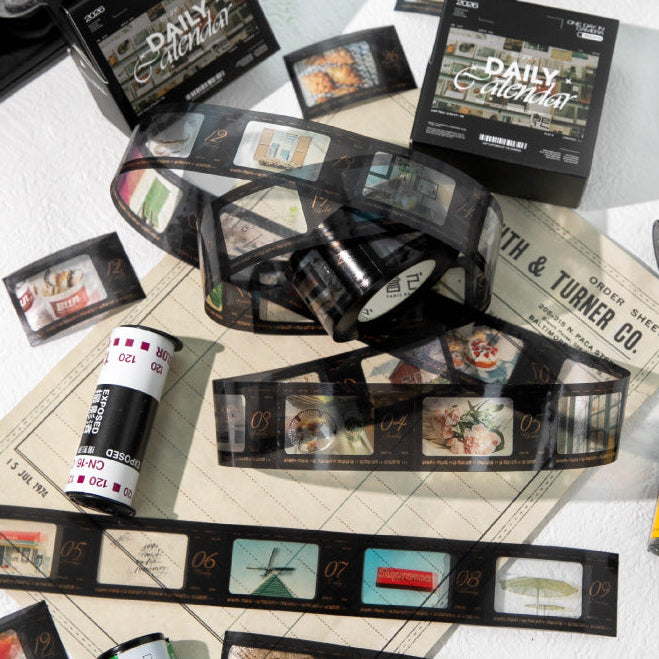 2026 Calendar Daily Film Tape