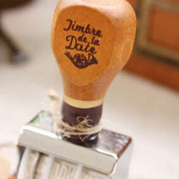 Sello de fecha rodante vintage 