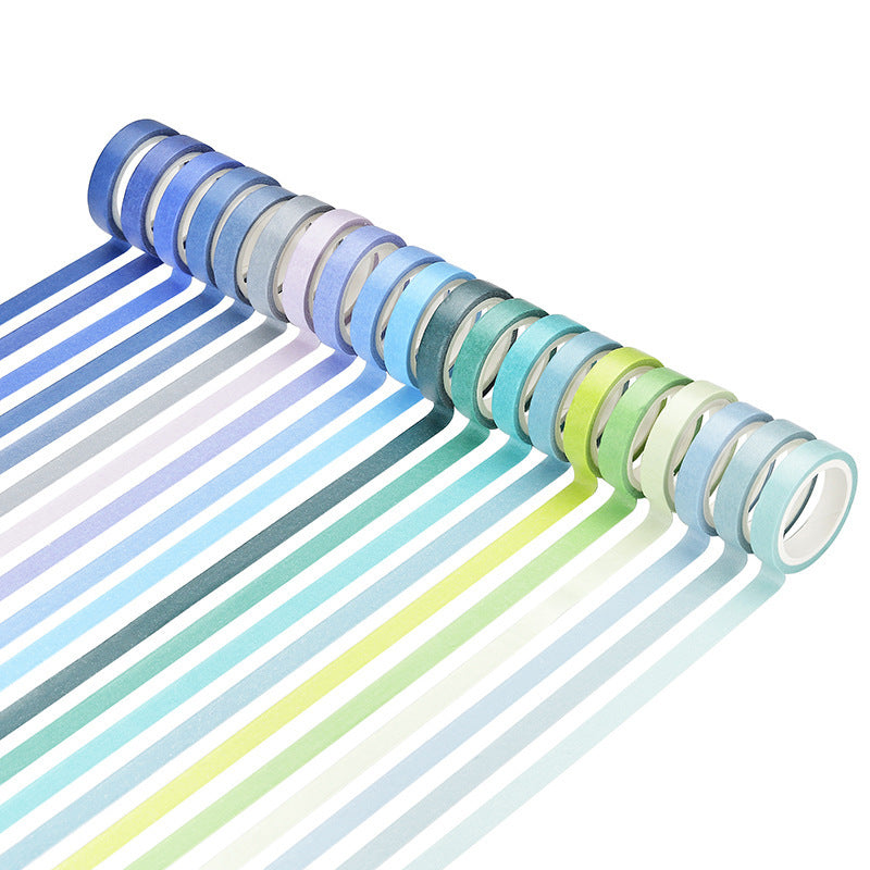 60 Color Rainbow Washi Tape Set