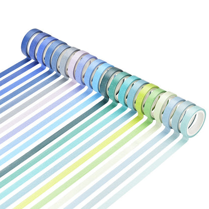 60 Color Rainbow Washi Tape Set