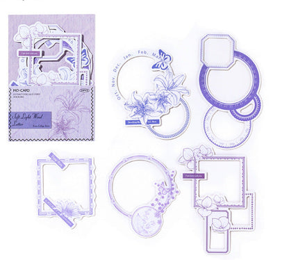 Hollow Collage Frame Sticker Paper Card