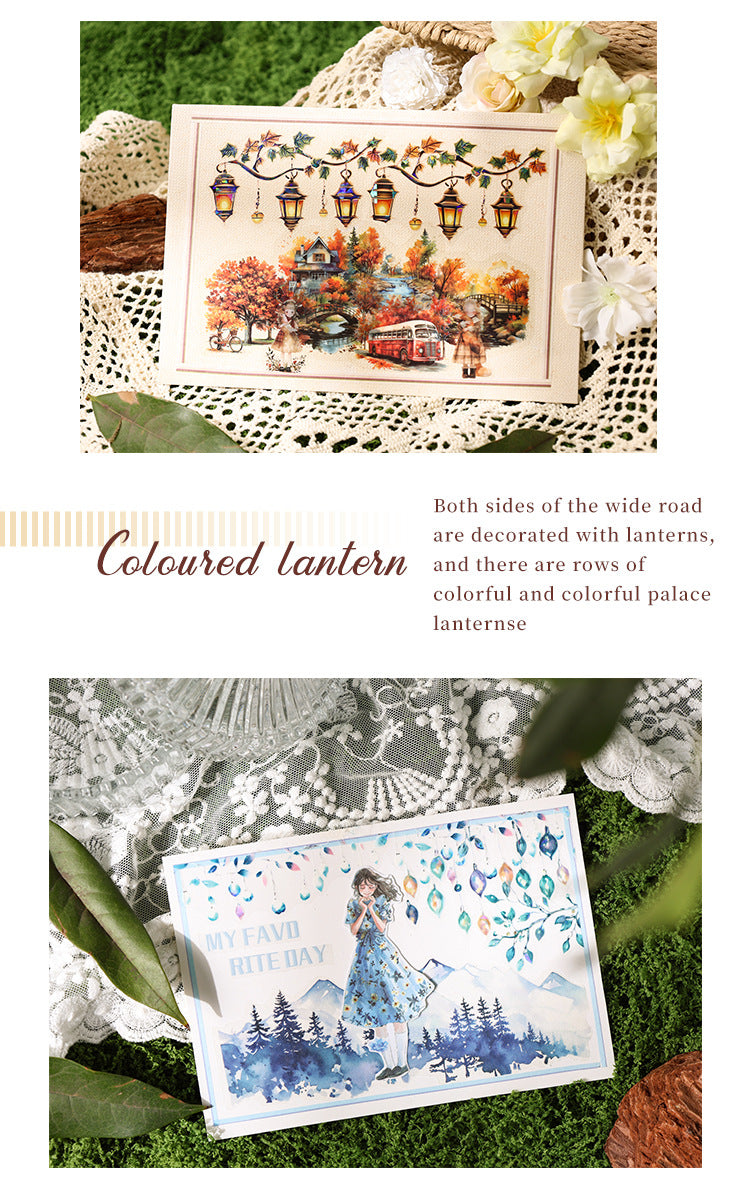 Sea of Lights and Stars PET Sticker Set