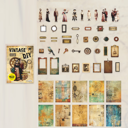 Vintage DIY Junk Journal Kit