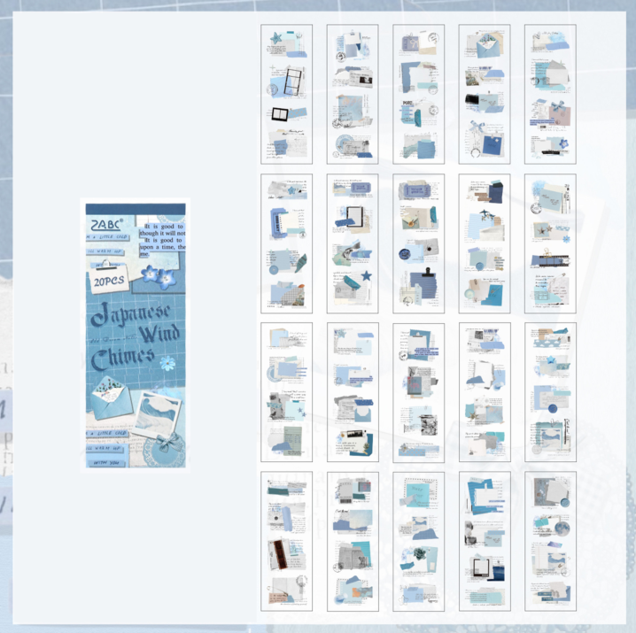 Old Dreams Notes Sticker Book
