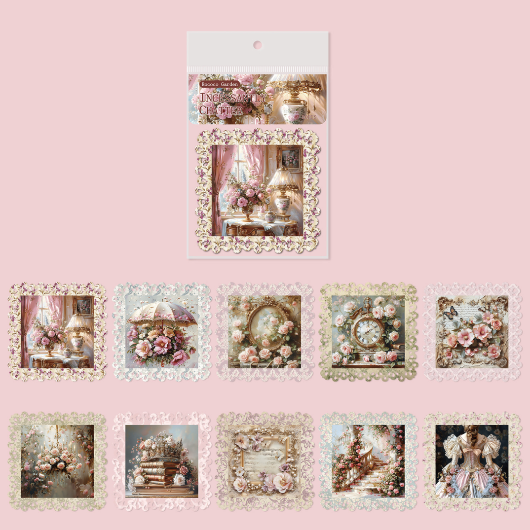 Rococo Garden Hollow Lace Paper